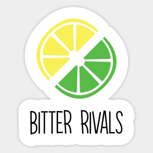 Puns Lemon Lime Bitter Rivals Sticker